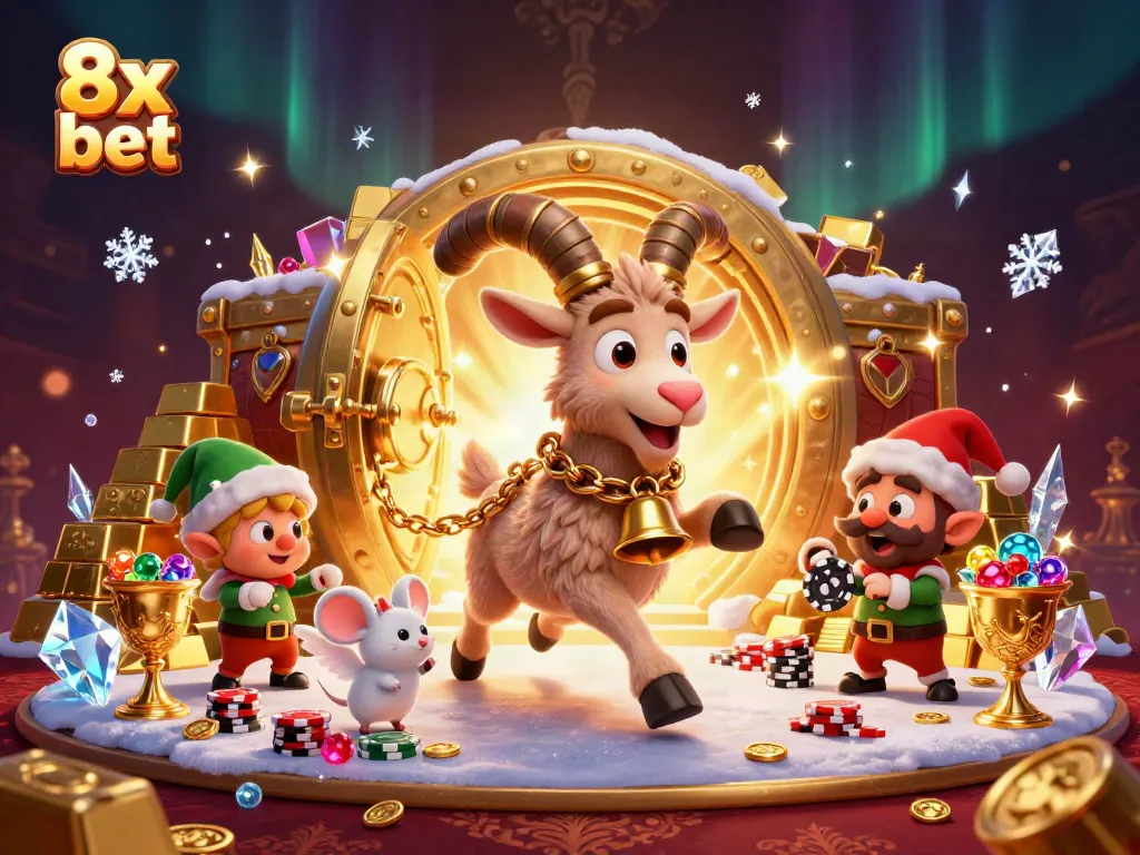 Engage with the booming 8x bet gaming experience in this festive holiday-themed casino.