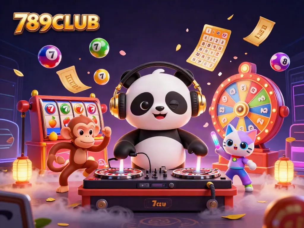Experience the thrill of gaming with 789CLUB featuring vibrant illustrations and dynamic characters.